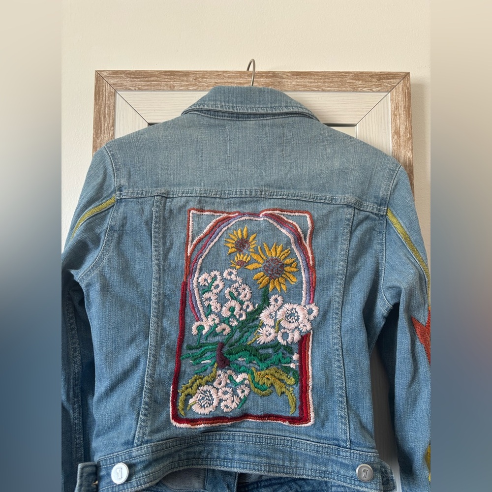 Pilcro Embroidered Denim Jacket - Picture 5 of 5